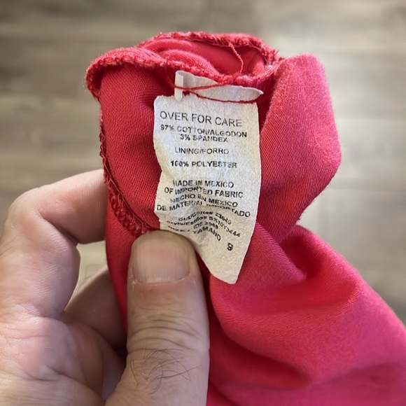 B. Smart Sleeveless Paneled Girl's Jr. Dress, Size 9 in coral color - Picture 7 of 8